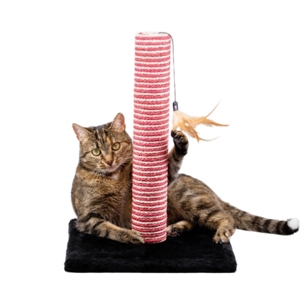 Midlee Candy Cane Christmas Cat Scratching Post